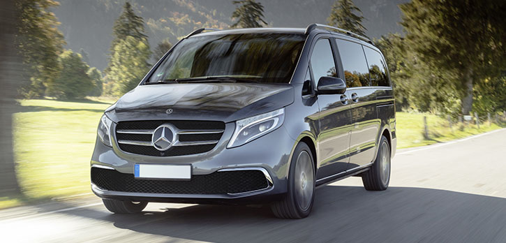 Mercedes Grand Viano for up to six passengers